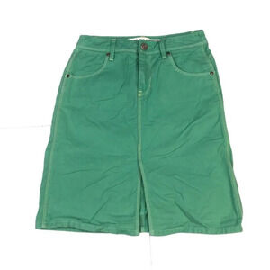 BT39 Gap Denim Jeans Stretch Mint Skirt 1